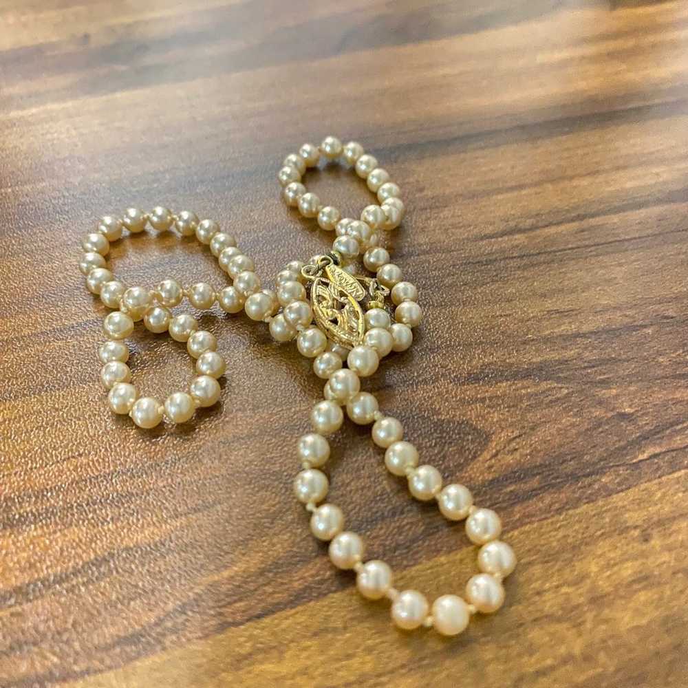 Vintage Napier Pearl Necklace - image 1