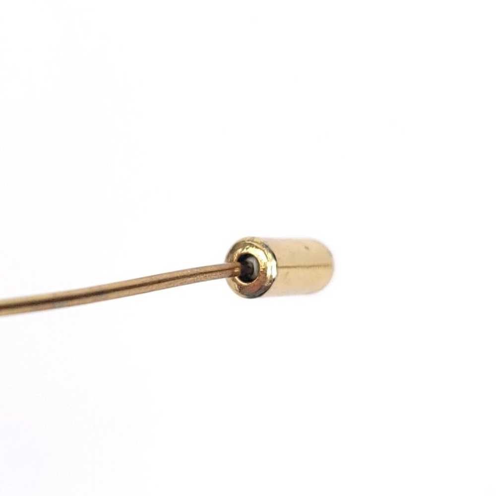 Stick Pin Vintage 14K Gold Victorian Egyptian Rev… - image 12