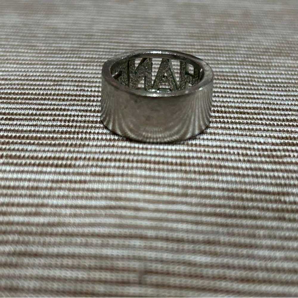 【Super Rare】CHANEL Vintage Silver Ring Accessory … - image 2