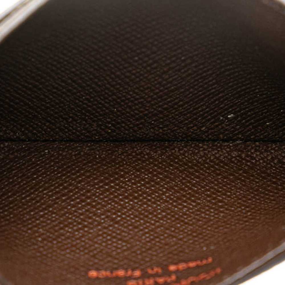 Brown Louis Vuitton Damier Ebene Card Holder - image 4