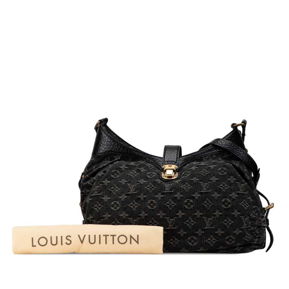 Black Louis Vuitton Monogram Denim Mahina XS Cros… - image 10