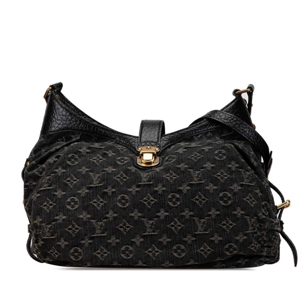 Black Louis Vuitton Monogram Denim Mahina XS Cros… - image 1