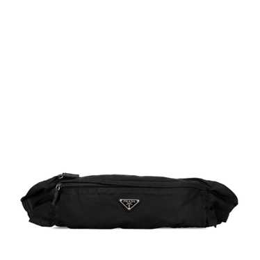 Black Prada Tessuto Belt Bag