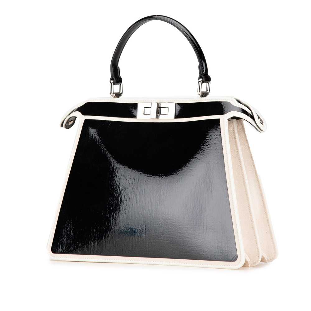 Black Fendi Medium Patent Peekaboo Spalmato Verni… - image 2