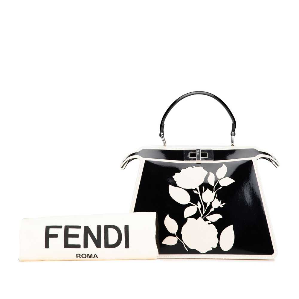 Black Fendi Medium Patent Peekaboo Spalmato Verni… - image 9