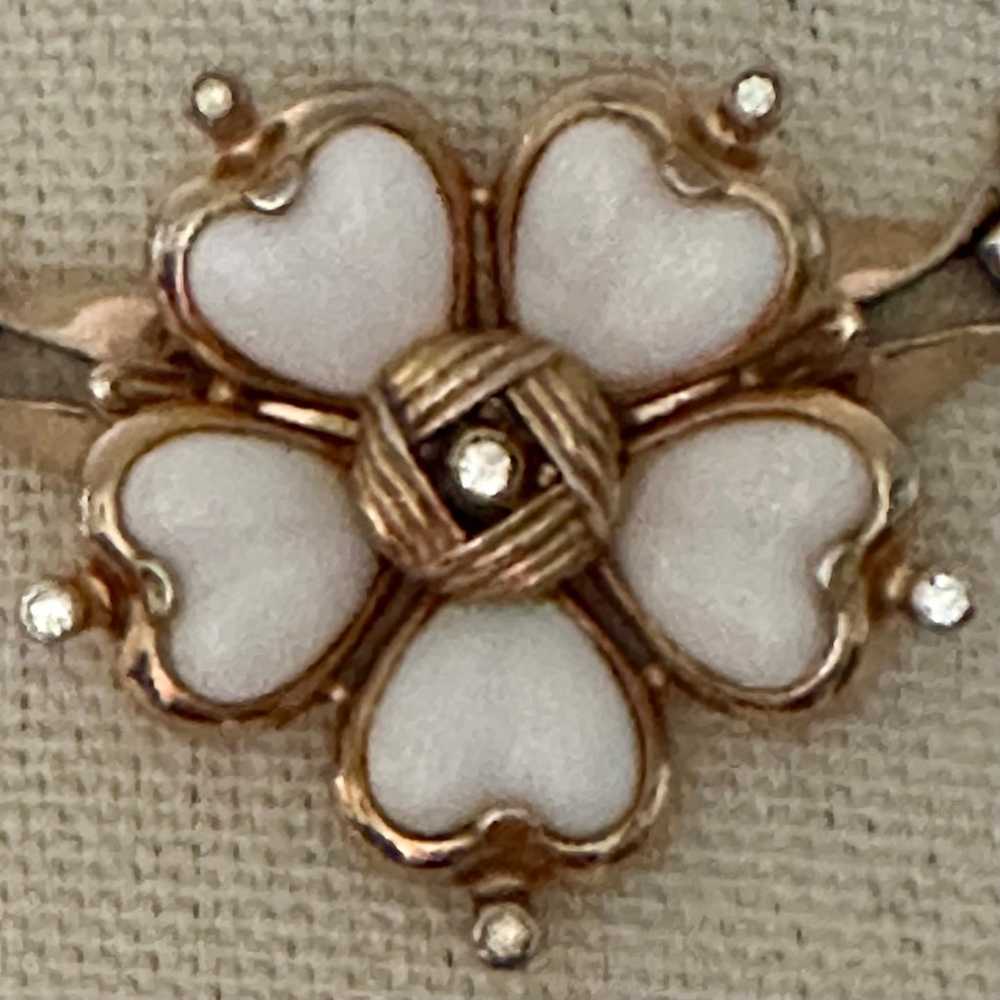 Rare Vintage Mazer Bros Flower Necklace - image 8