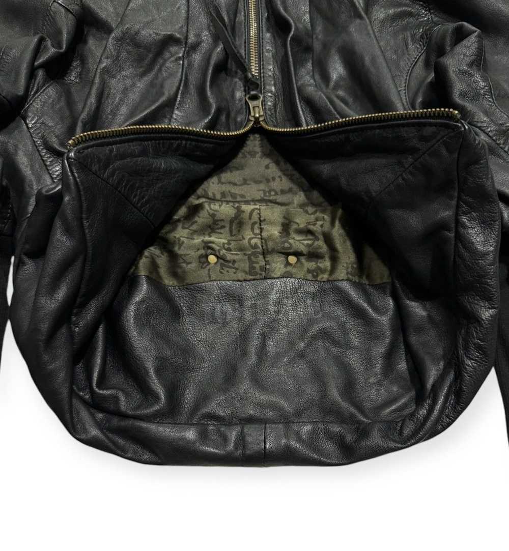 14th Addiction 14th Cropped Bono Leather Jacket - image 7