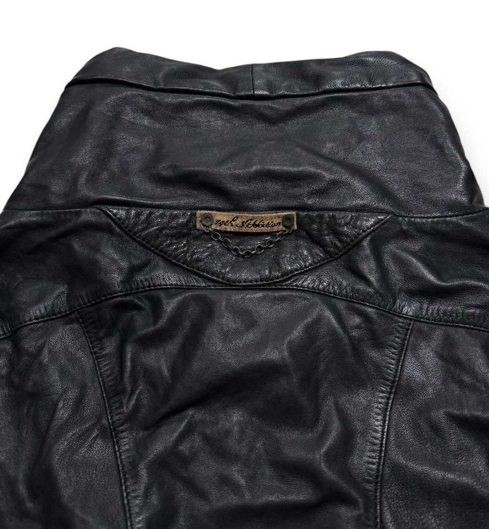 14th Addiction 14th Cropped Bono Leather Jacket - image 8