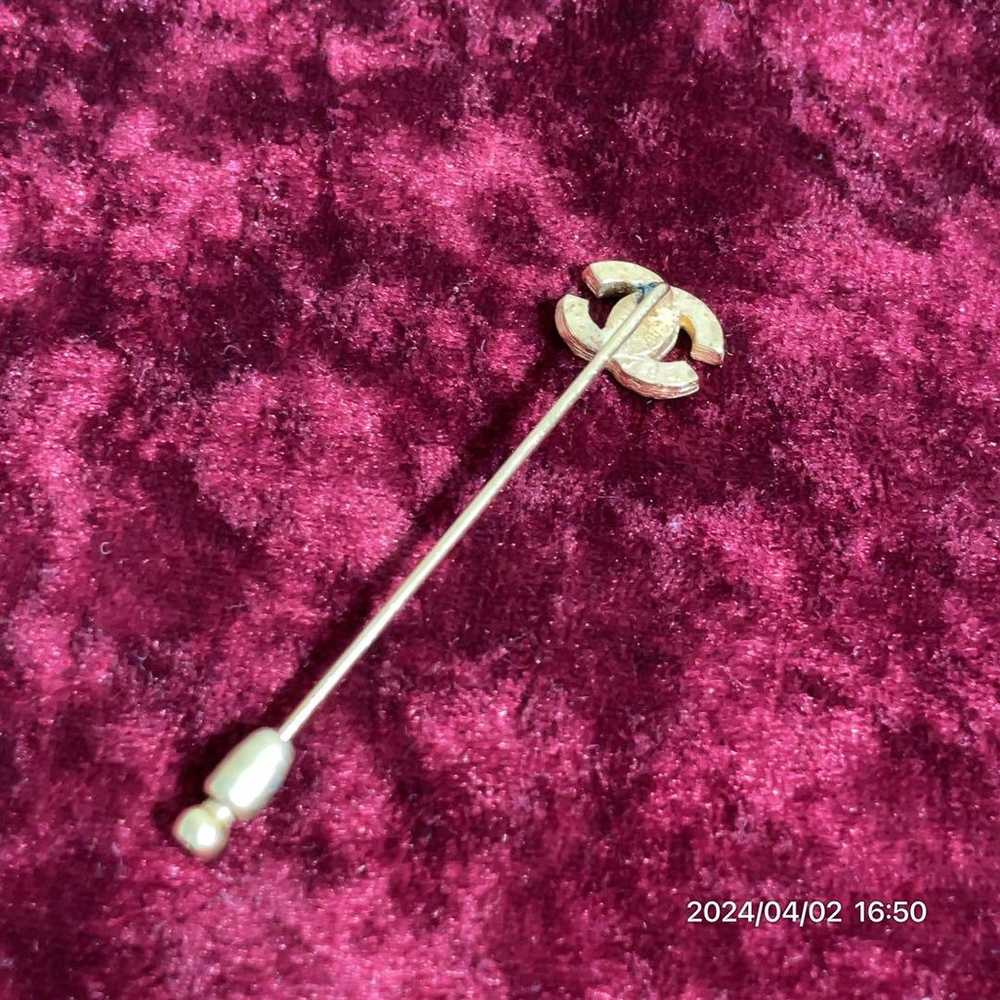 Vintage CHANEL Coco Mark Pin Badge Accessory - image 3