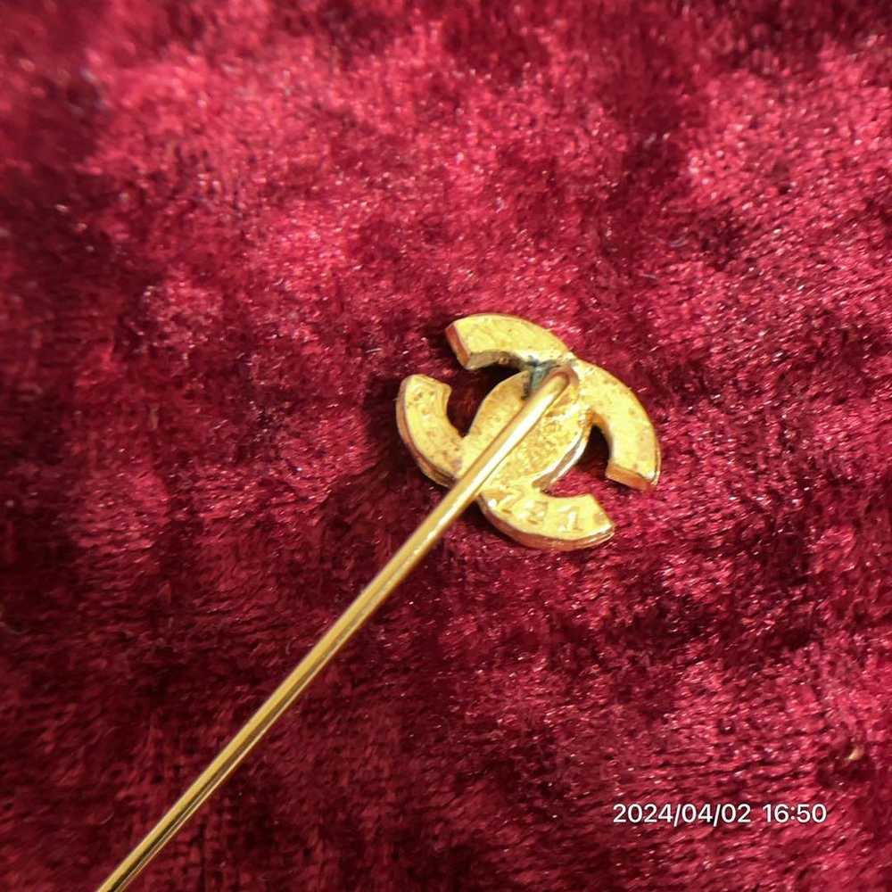 Vintage CHANEL Coco Mark Pin Badge Accessory - image 4