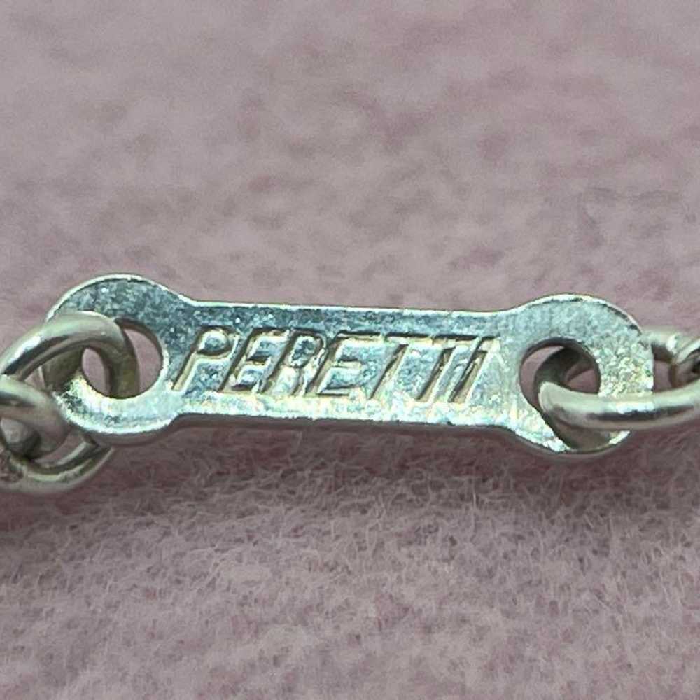 h136 Tiffany Crown Key Necklace Large Silver 925 - image 10