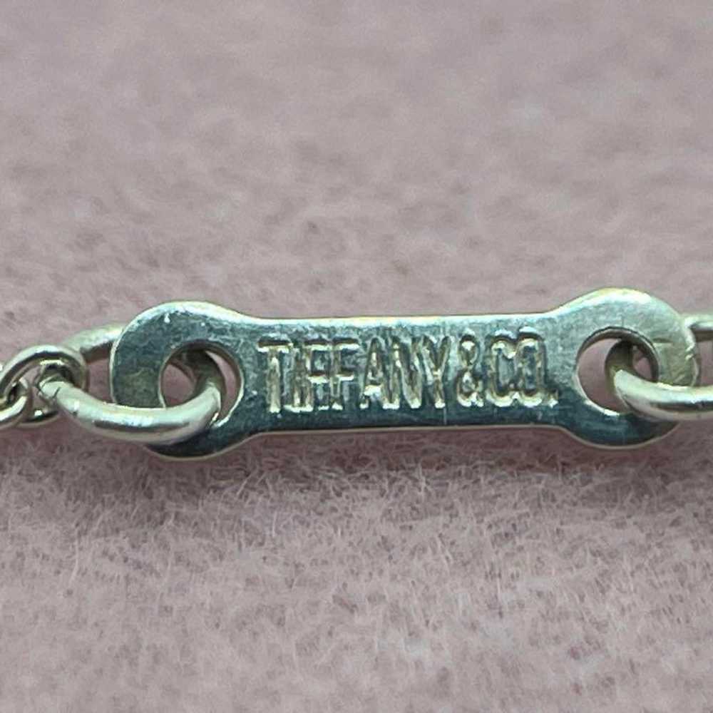 h136 Tiffany Crown Key Necklace Large Silver 925 - image 12