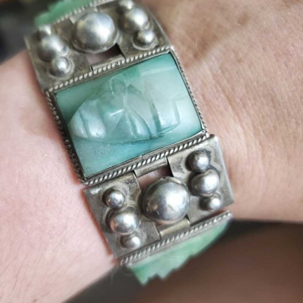 Heavy sterling made in Mexico bracelet. Weighs 80… - image 4