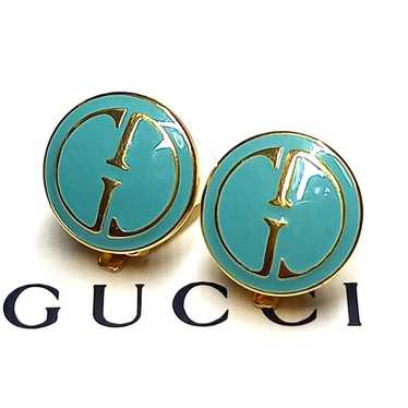 Excellent condition Rare Gucci Earrings 1991 Green