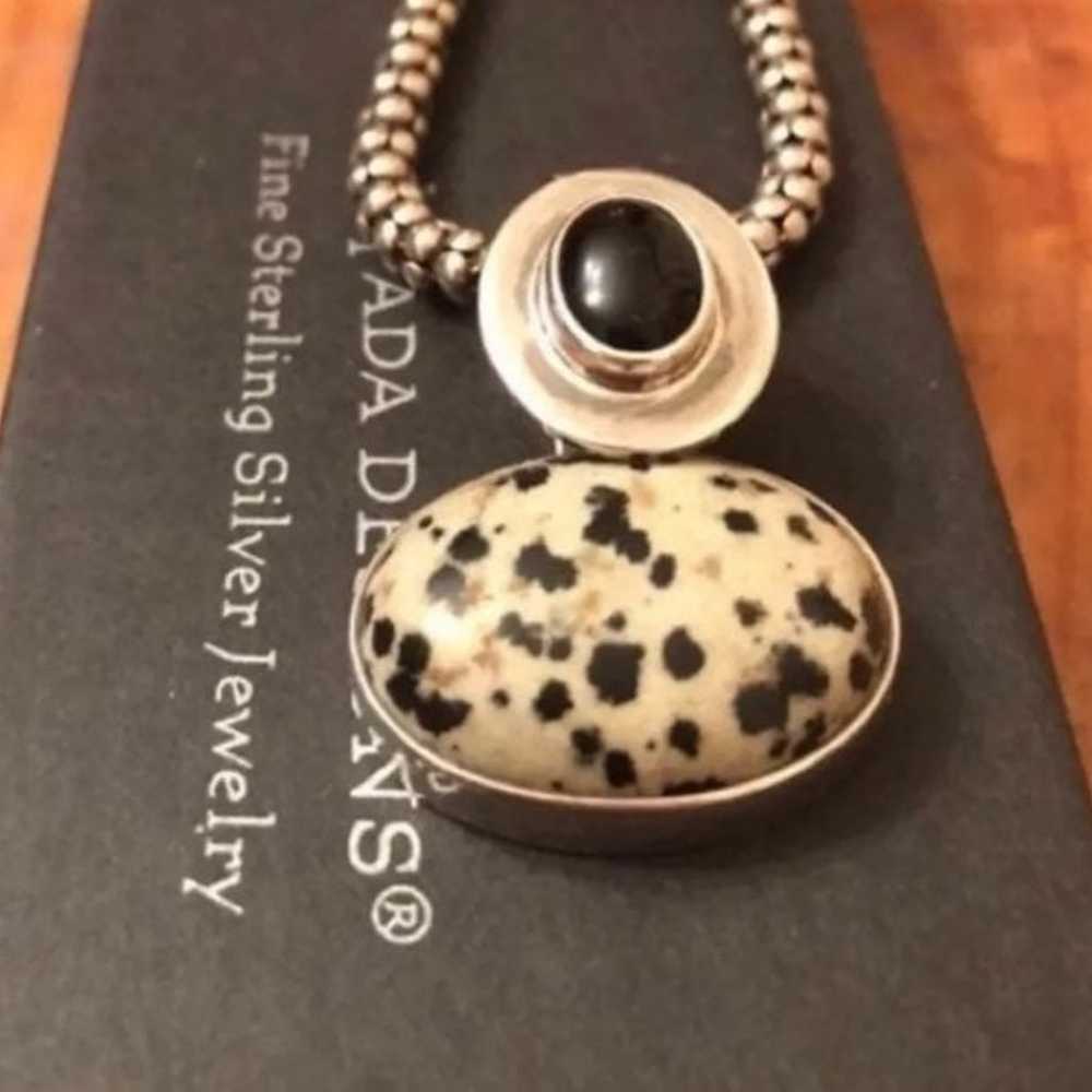 Silpada Sterling Silver Dalmation Jasper Necklace - image 12