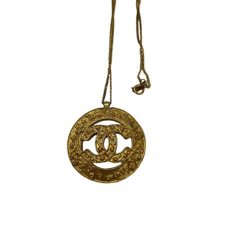 CHANEL Vintage Coco Mark 94A Necklace Pendant - image 2