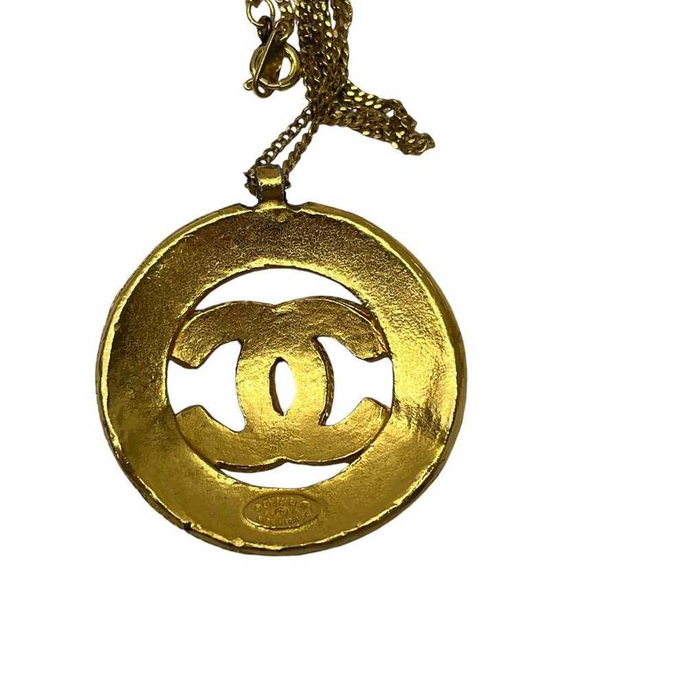 CHANEL Vintage Coco Mark 94A Necklace Pendant - image 6