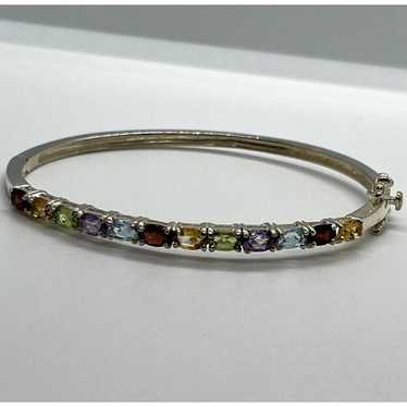 925 STERLING SILVER  SPINEL BRACELET - image 1