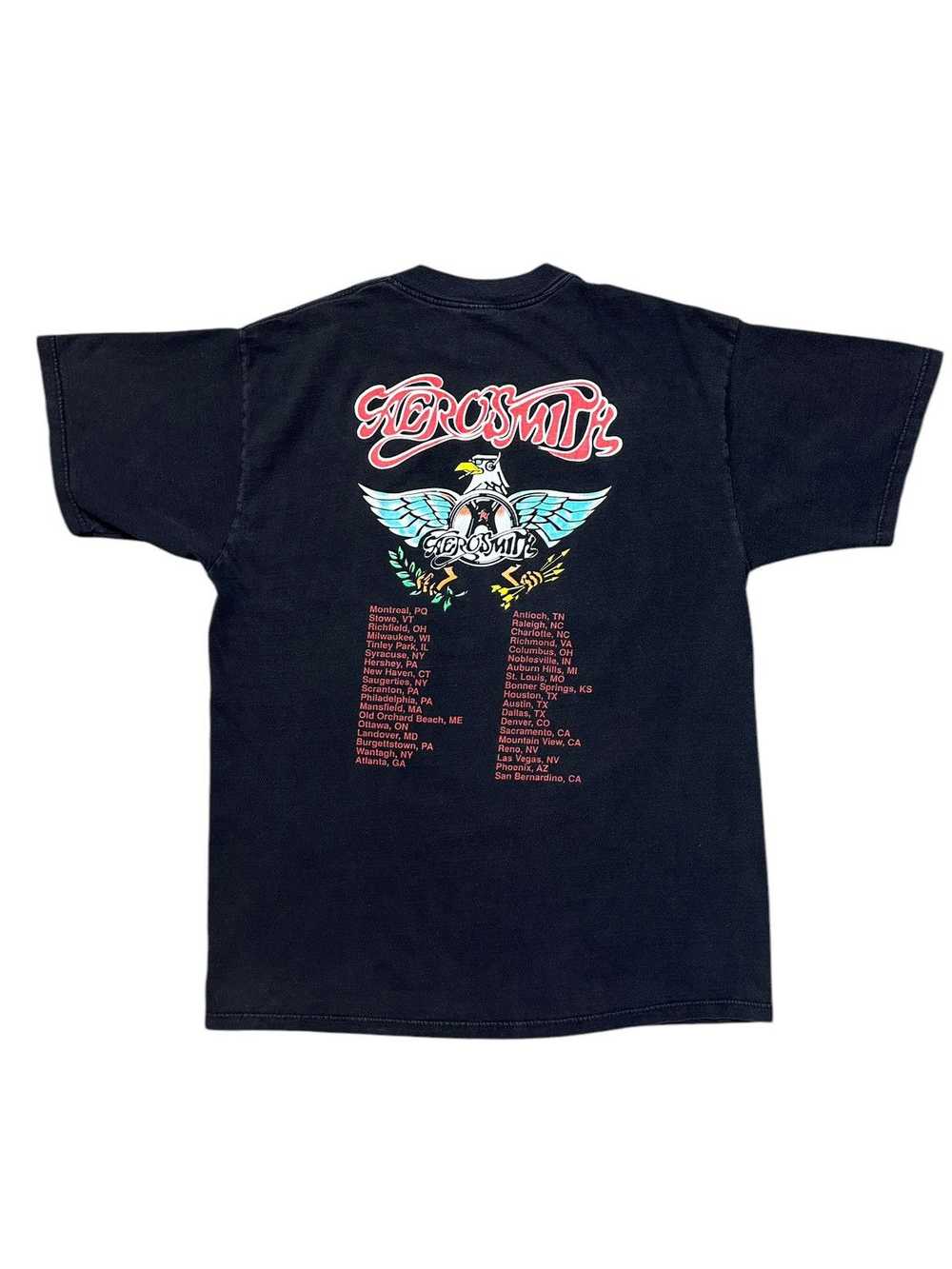 Band Tees × Rock T Shirt × Vintage Vintage 90s Ae… - image 2