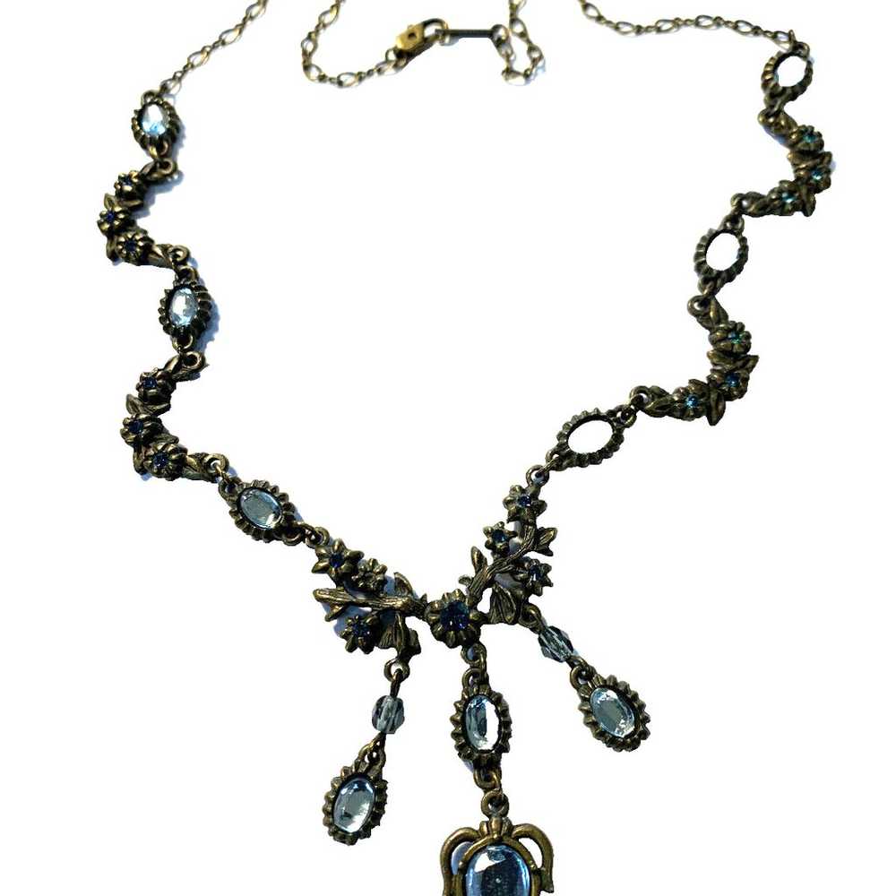 Roxanne Assoulin Vintage Metal Stone Necklace Wit… - image 6