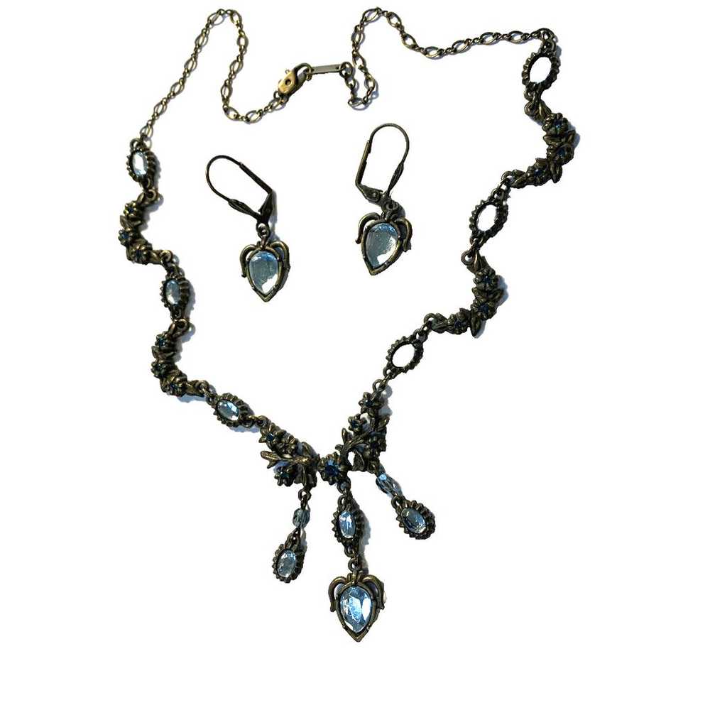 Roxanne Assoulin Vintage Metal Stone Necklace Wit… - image 7