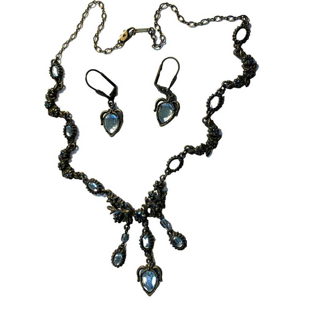 Roxanne Assoulin Vintage Metal Stone Necklace Wit… - image 8