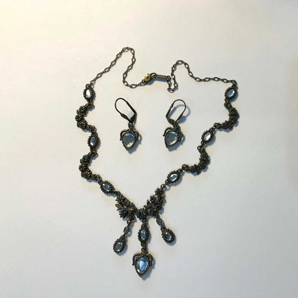 Roxanne Assoulin Vintage Metal Stone Necklace Wit… - image 9