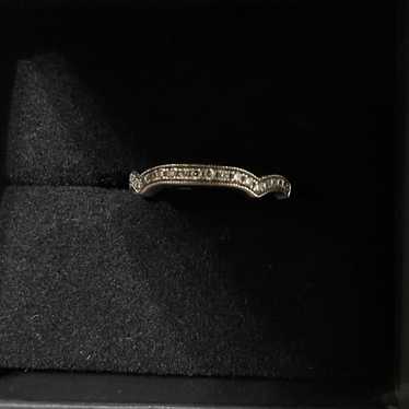 Kay Jewlers Diamond Wedding band 1/5  ct tw 14KT … - image 1