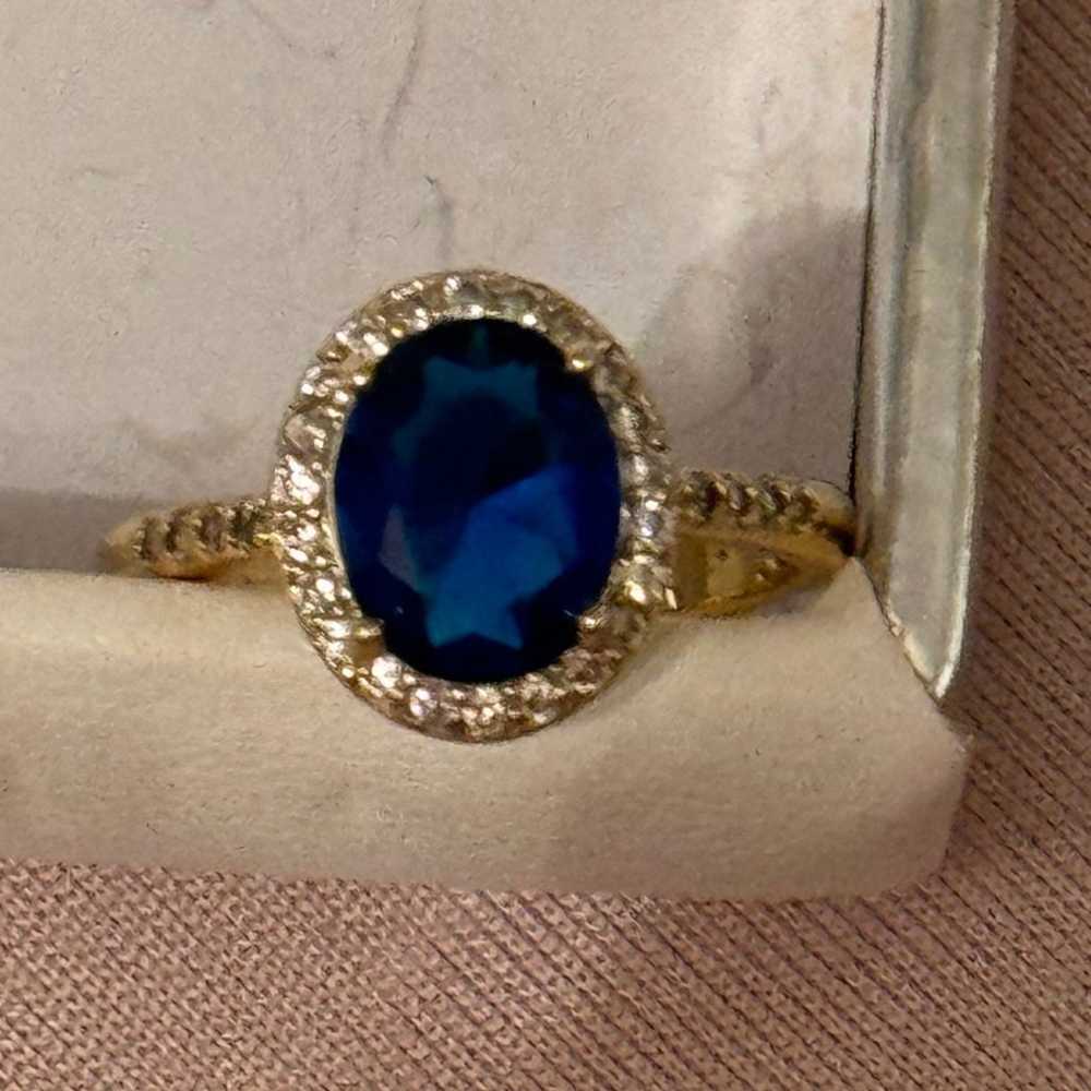 Blue sapphire ring - image 1