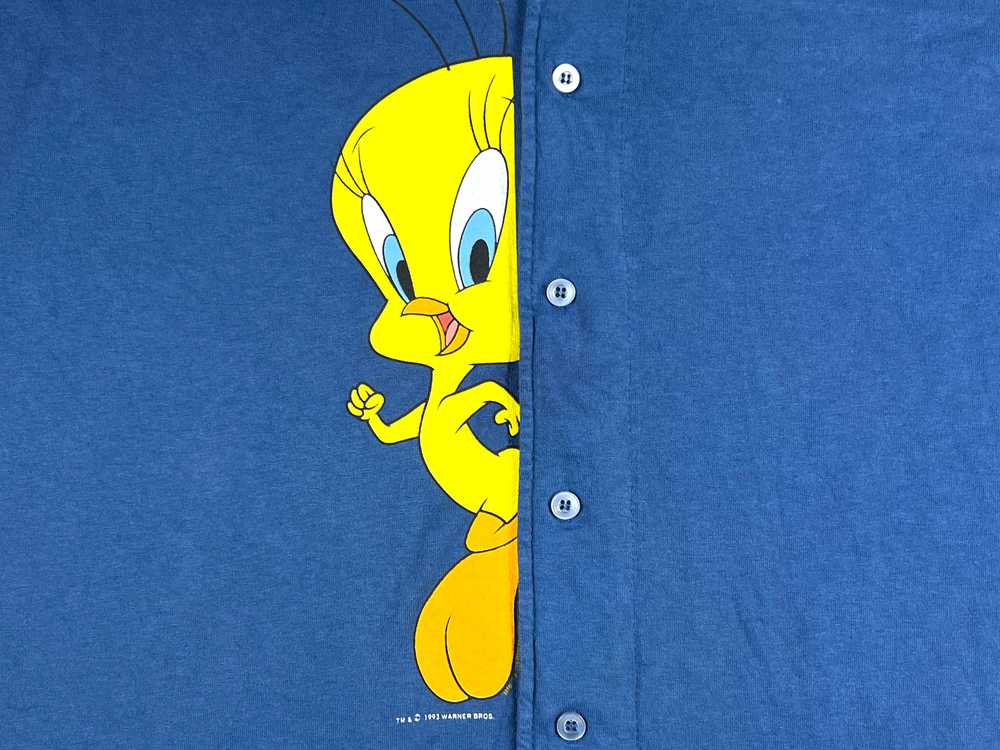 VTG '93 TWEETY BIRD BASEBALL JERSEY - image 2