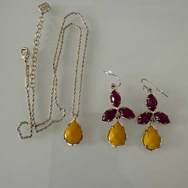 Kendra Scott necklace and earrings set - image 1