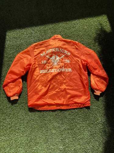 Vintage VTG 70’s Orange Lined Mens Jacket