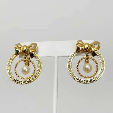 ITEM #352 MOSCHINO BIJOUX 80'S VINTAGE selling RUNWAY STATEMENT EARRINGS