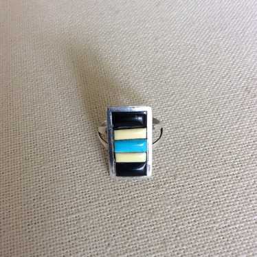 Vintage Kirk Smith Sterling Navajo Ring