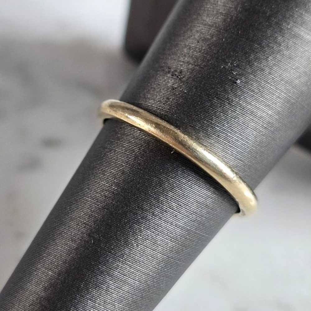 Womens Vintage Estate 14k Yellow Gold Wedding Rin… - image 1