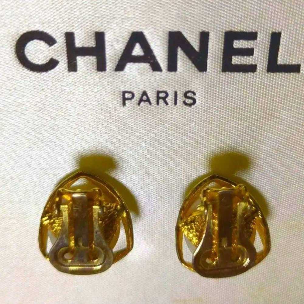 Excellent condition CHANEL earrings vintage rare … - image 2