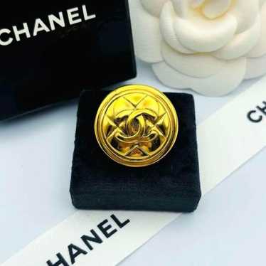 Chanel Coco Mark Matelassé Brooch