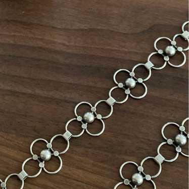 Antique Necklace - Flower, 935 Silver, Rare