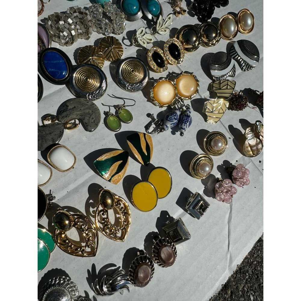 85 pairs of Earrings Lot  - Vintage Earrings - fr… - image 5