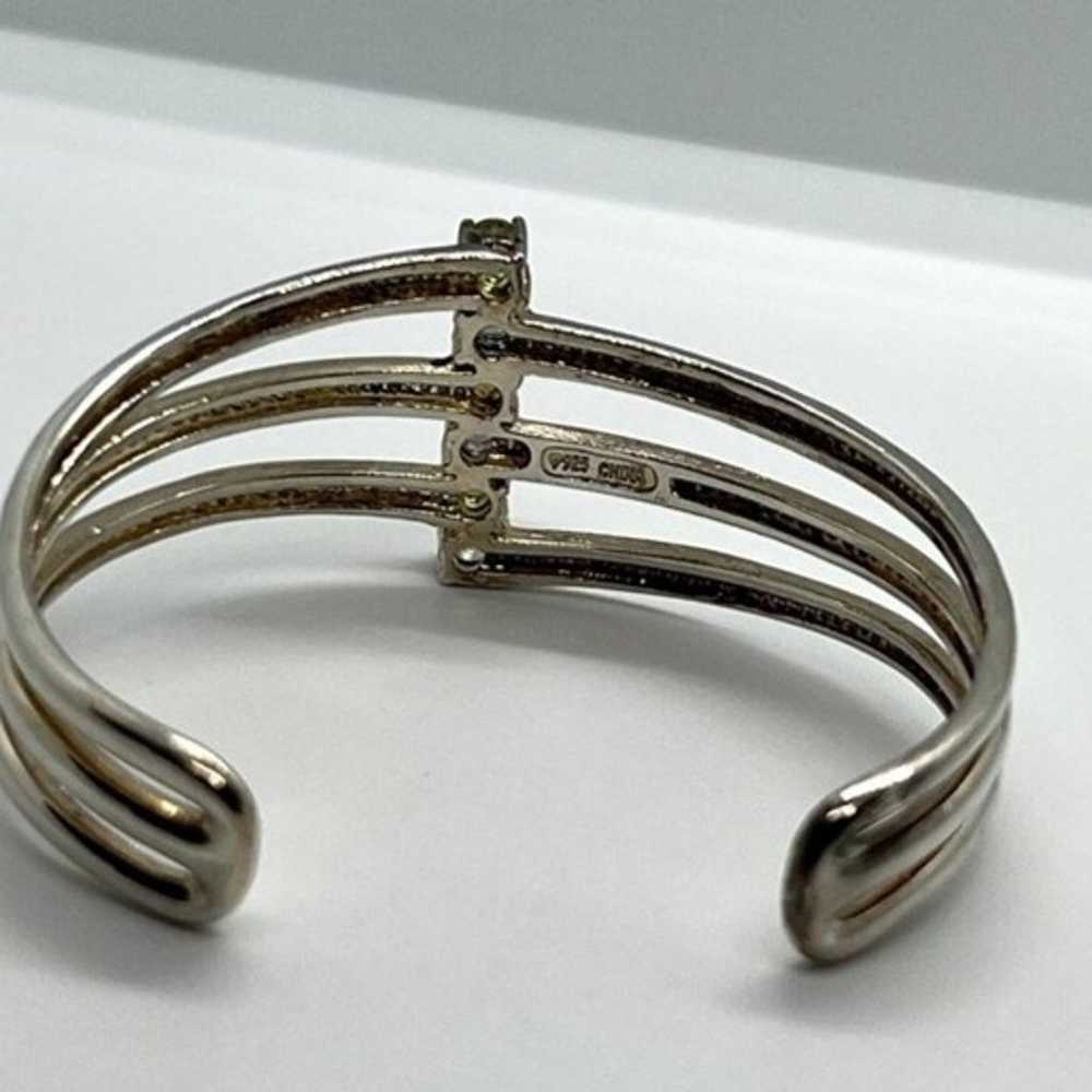 925 STERLING SILVER SPINEL BRACELET - image 8