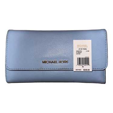 Michael Kors Jet Set leather clutch bag - image 1