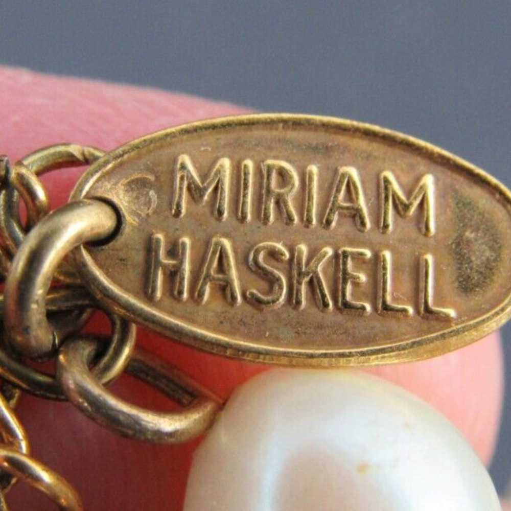 1950's Miriam Haskell Bracelet Rare Vintage Signe… - image 2