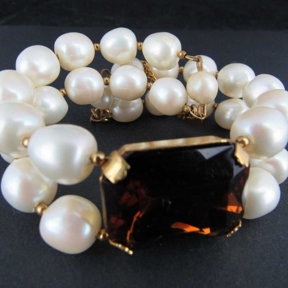 1950's Miriam Haskell Bracelet Rare Vintage Signe… - image 7