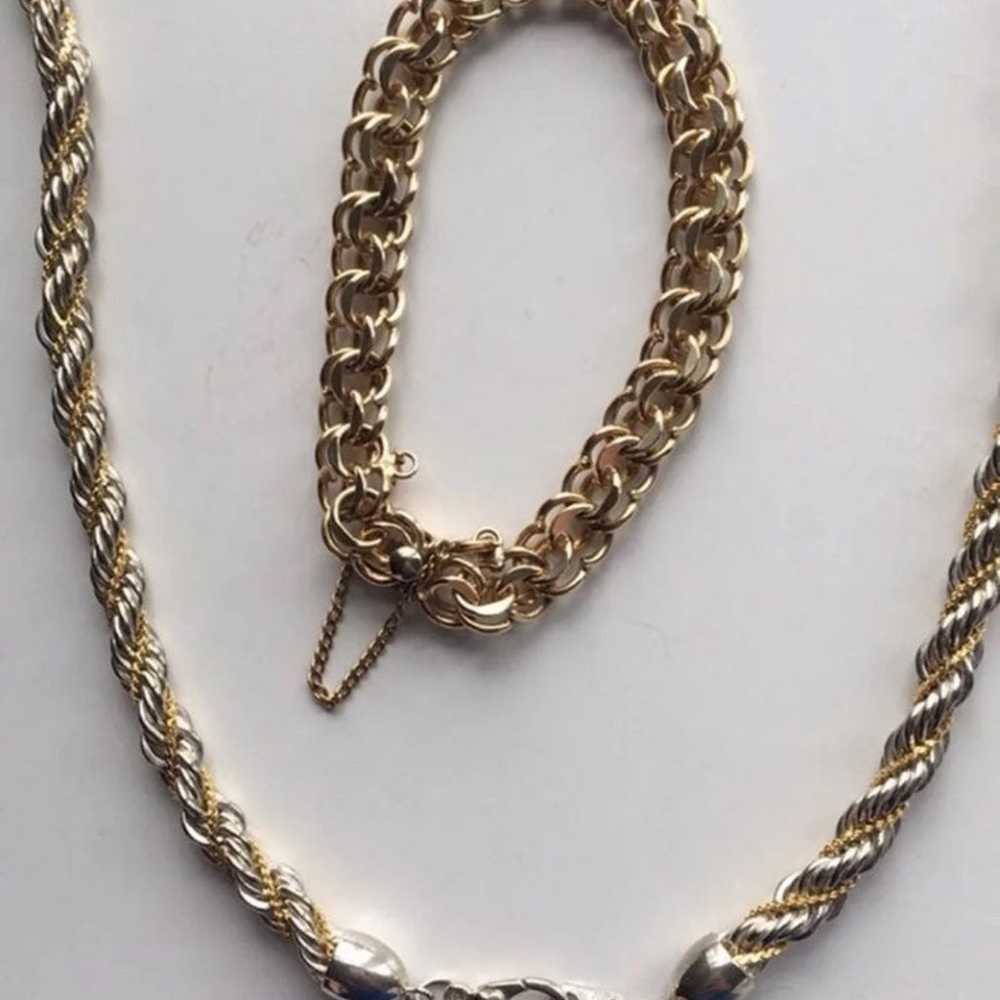 Vintage 12k Gold Bracelet &Regular Necklace! OBO - image 4