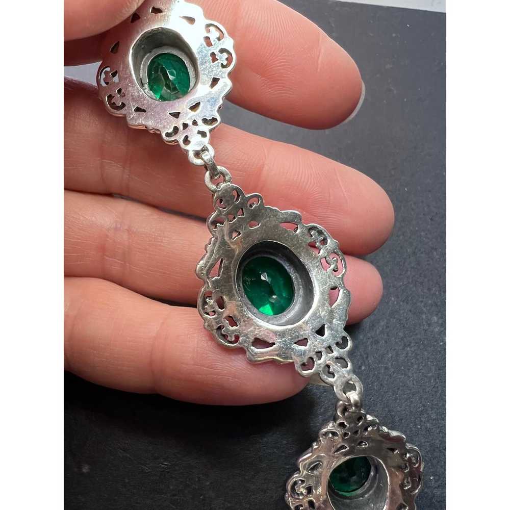 The Green Queen Sterling silver toggle bracelet w… - image 10