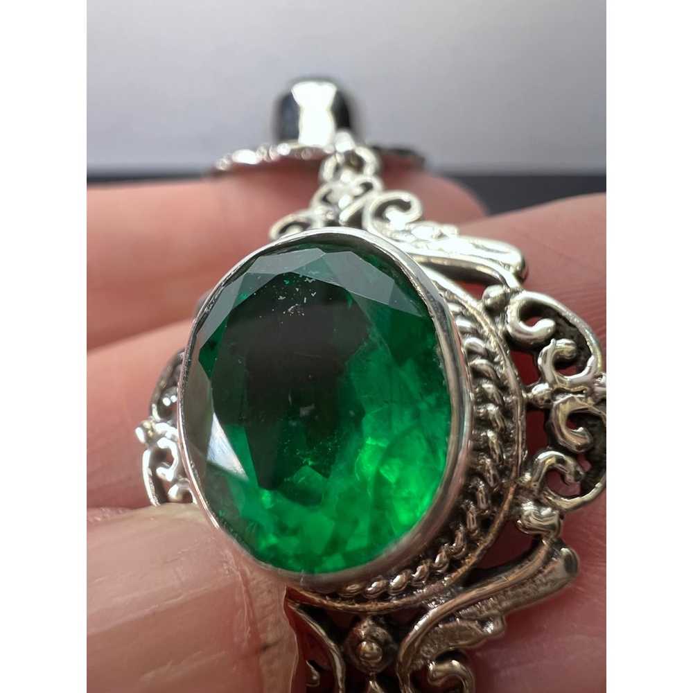 The Green Queen Sterling silver toggle bracelet w… - image 7