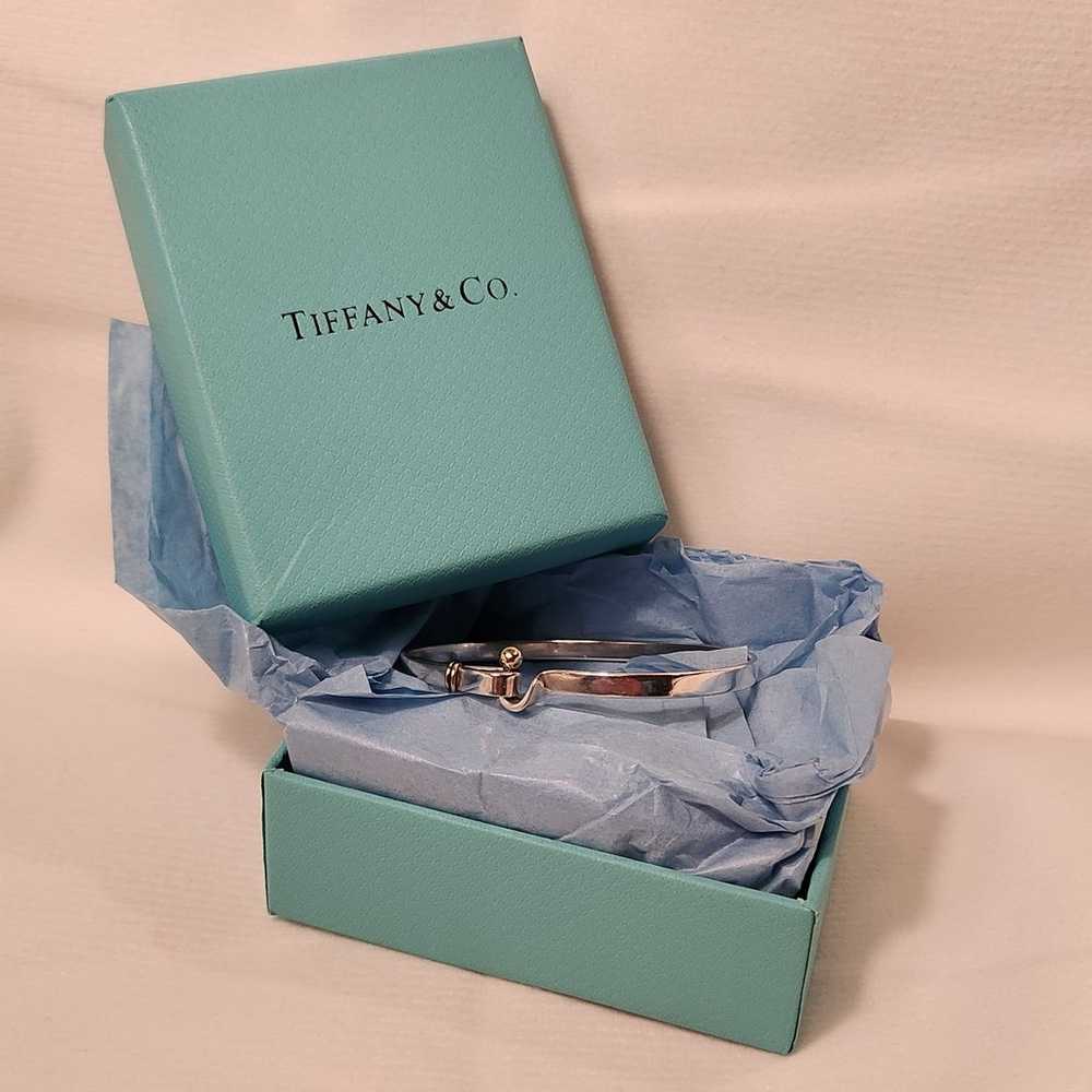 Tiffany & Co vintage hook bracelet 925 & 18kt - image 1