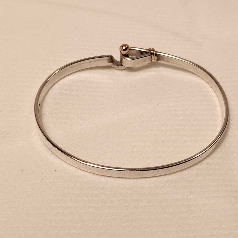 Tiffany & Co vintage hook bracelet 925 & 18kt - image 5