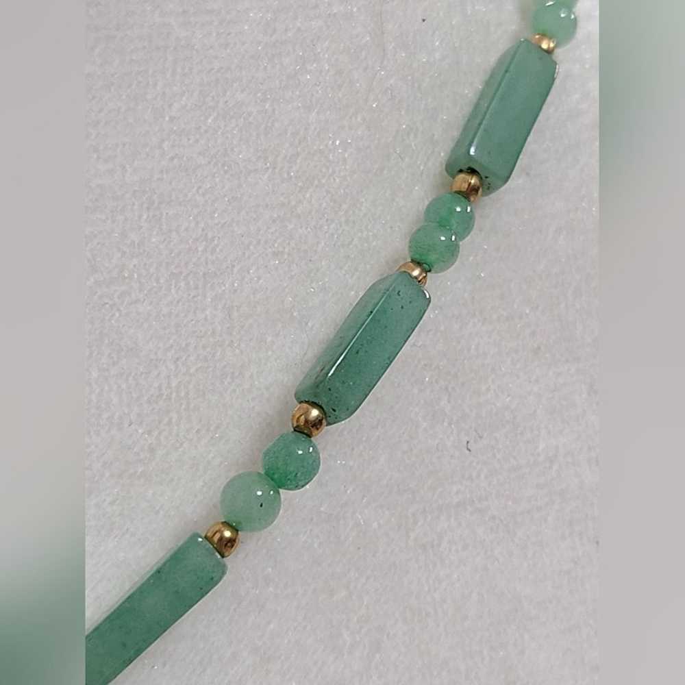 Vintage Jade Beaded Necklace  ***READ DESCRIPTION… - image 4