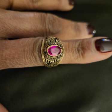 Rare Cherokee cheapest Chiefs High School Amethyst Spinel Ring Class 87 Signed Size 9.5